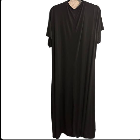 Lot of 2 Women’s size 4XL Curve Dresses Plain Black with Pockets & Summer Floral - Picture 3 of 10